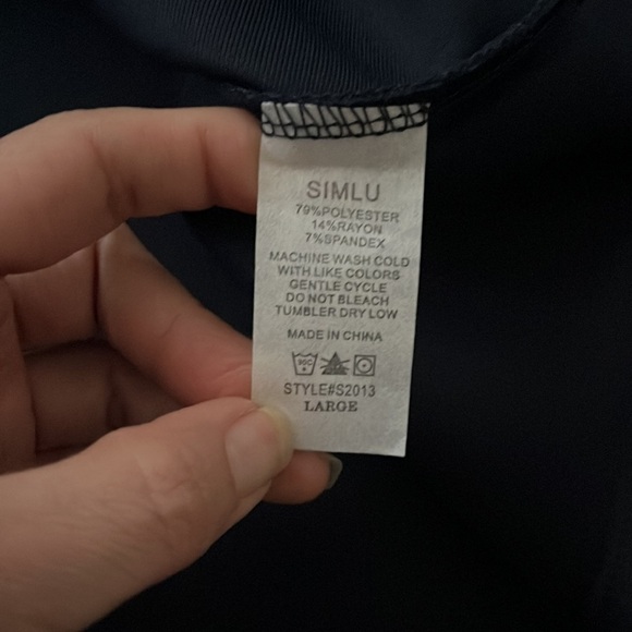 NWT Simla Flared Skirt Navy Size L - Picture 7 of 9